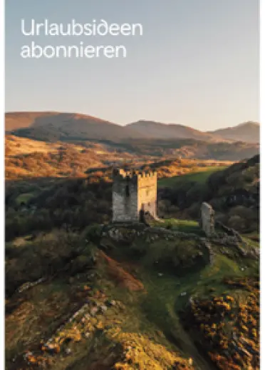 Delwedd o Gymru a ddefnyddiwyd yn yr Almaen