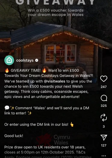 Cool Stays - Lead generation advert