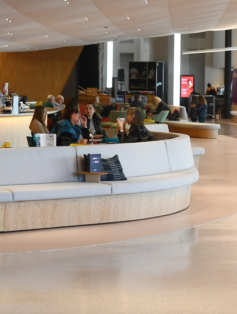 Cyntedd Canolfan Mileniwm Cymru, Bae Caerdydd